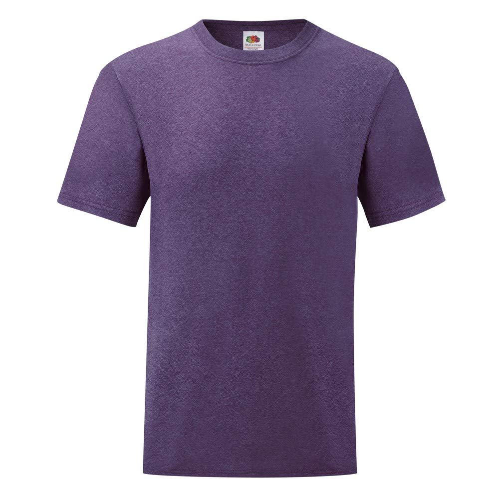 Fruit of the Loom Men's Short-Sleeved T-Shirt - Grey - Large