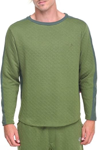 ENYCE Mens X-Large Green Quilted Long Sleeve Shirt