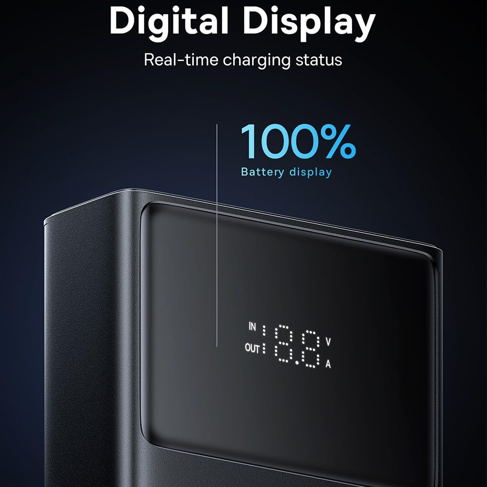 Power Bank Baseus Star-Lord, 20000mAh 65W USB - Kabel USB-C (biały)