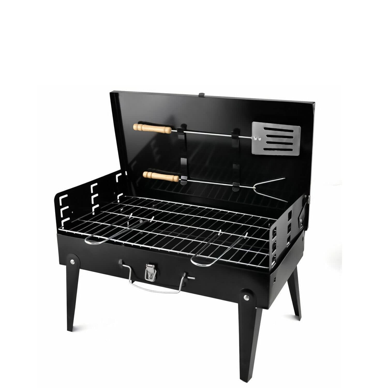 Portable Folding Charcoal BBQ Barbecue Camping Grill Travel Picnic Outdoor