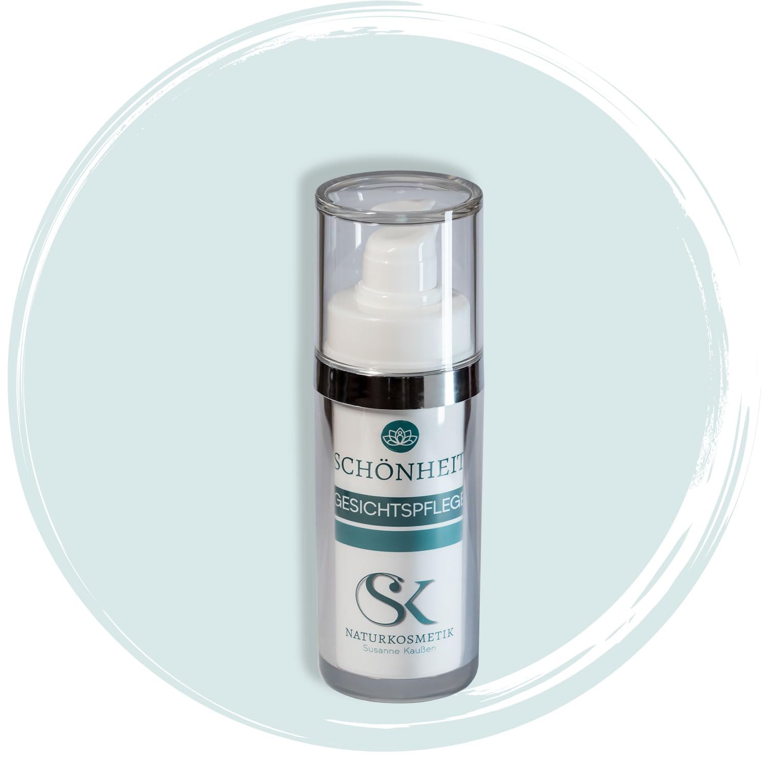 SK Naturkosmetik SCHÖNHEIT Gesichtscreme – sanfte Creme für jugendliche & unreine Haut | mit Jojobaöl, Weizenprotein & MSM (Schwefel) | feuchtigkeitsspendend & antibakteriell | Made in Germany