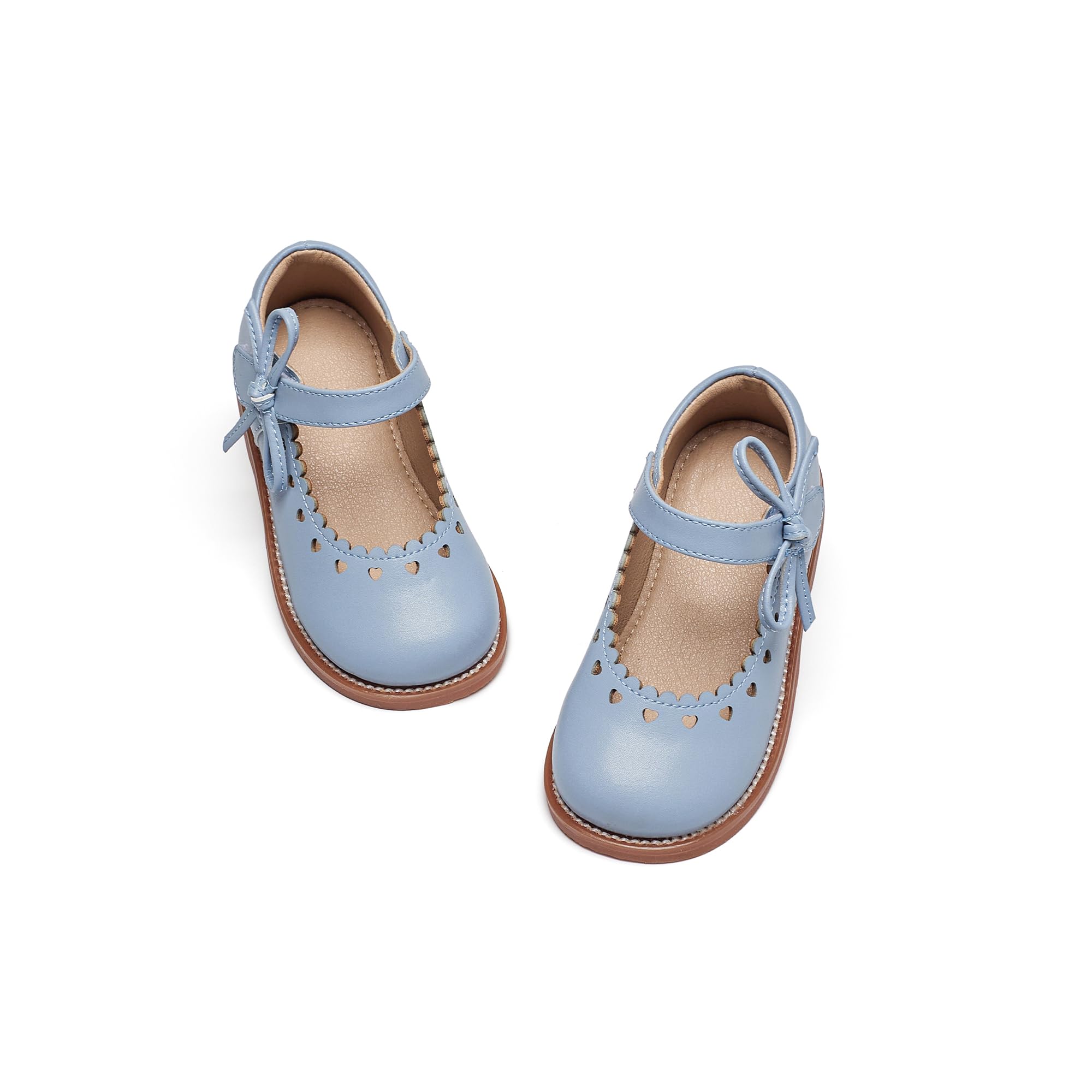 Flaryzone Toddler Girls Mary Jane School Uniform Oxfords Dress Shoes Flats