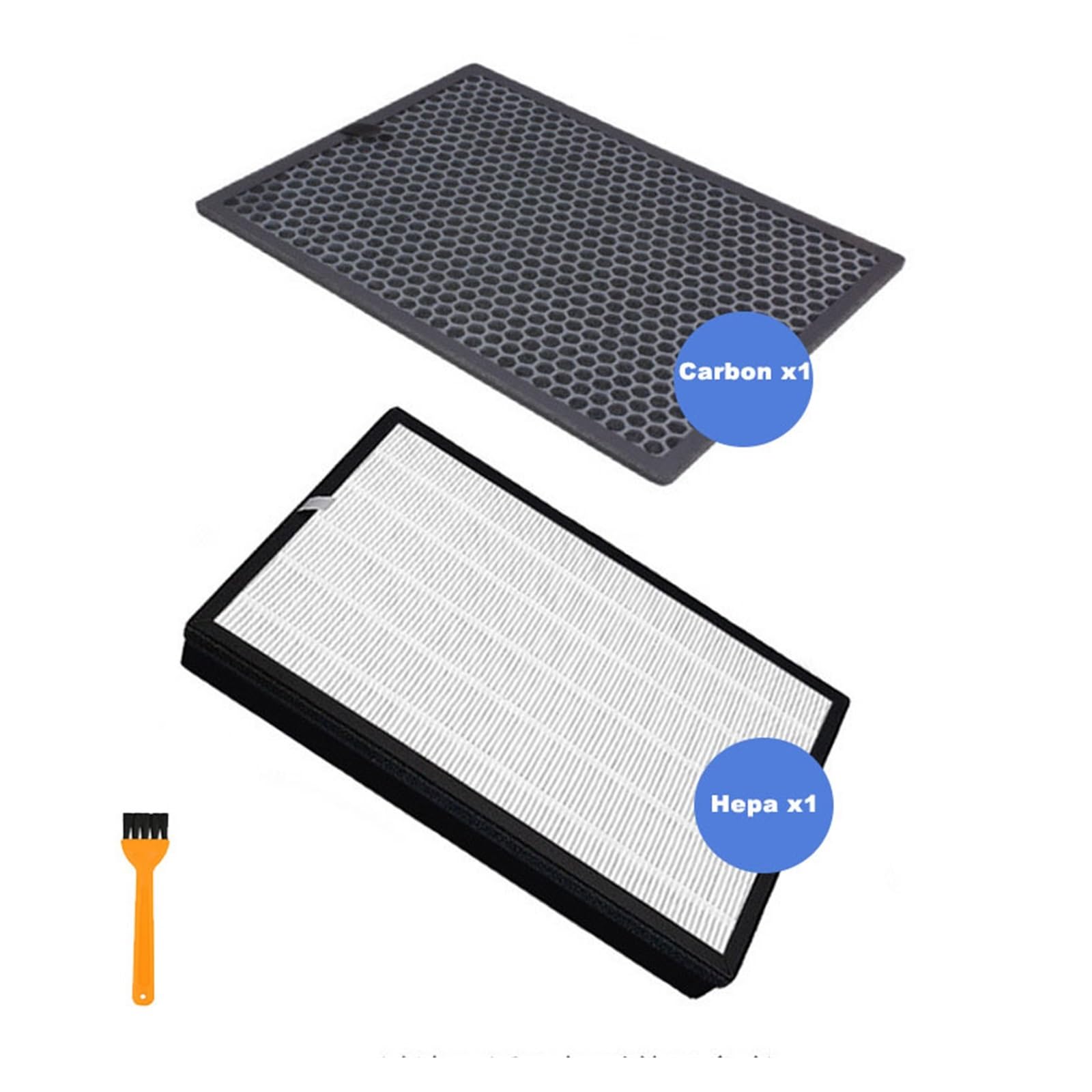 Filtro De Carbón HEPA FZ-D60HFE FZ-D60DFE FZ-G60MFE, For KC-G61R | Compatible Con Purificador De Aire Sharp, Alta Eficiencia, Bajo Nivel De Ruido Y Larga Duración.(1 SET Filter)