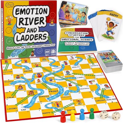 Juego de Mesa Garybank River and Ladders Educativo miniatura 1