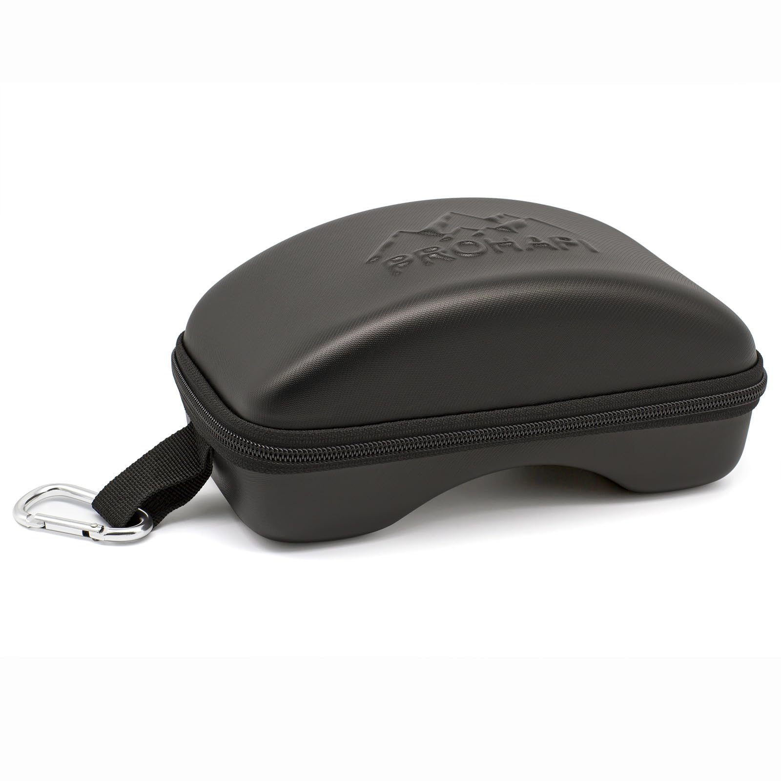 Snow Goggles Case, Semi Hard EVA Ski Goggles Case with Aluminum Bag Strap & High-Performance Proof Zipper - Compact & Lightweight Travel Carrying Snowboard Goggles Bag