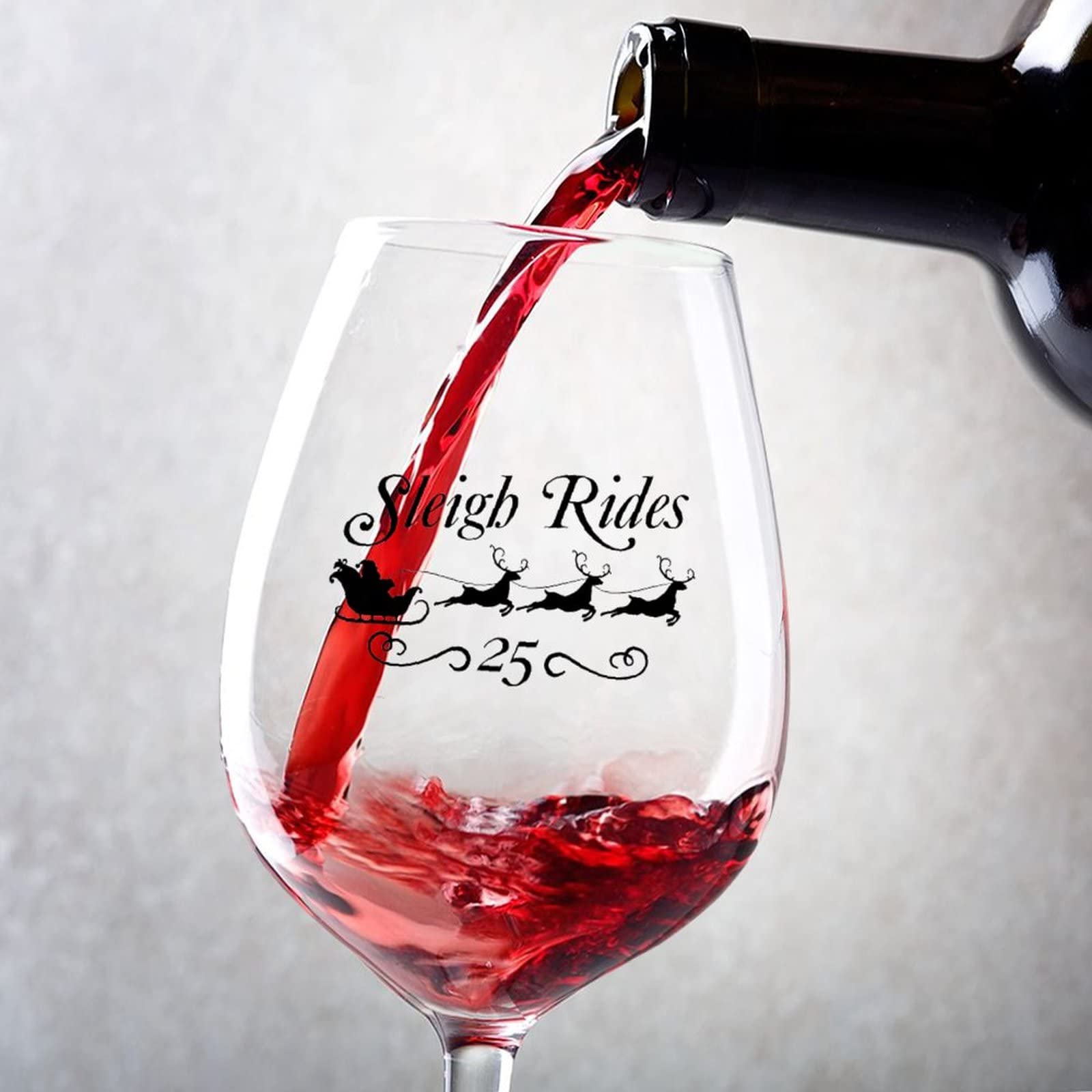 Verre à vin rouge lot de 2 - Une superbe idée cadeau pour femme, amie, sœur et maman
