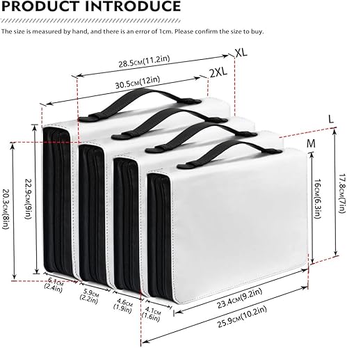 Miniatura 6 de Funda de la Biblia de mariposa para mujeres y niñas, tamaño XL, bolsa de transporte portátil con asa superior con cremallera, bolsa de Biblia con