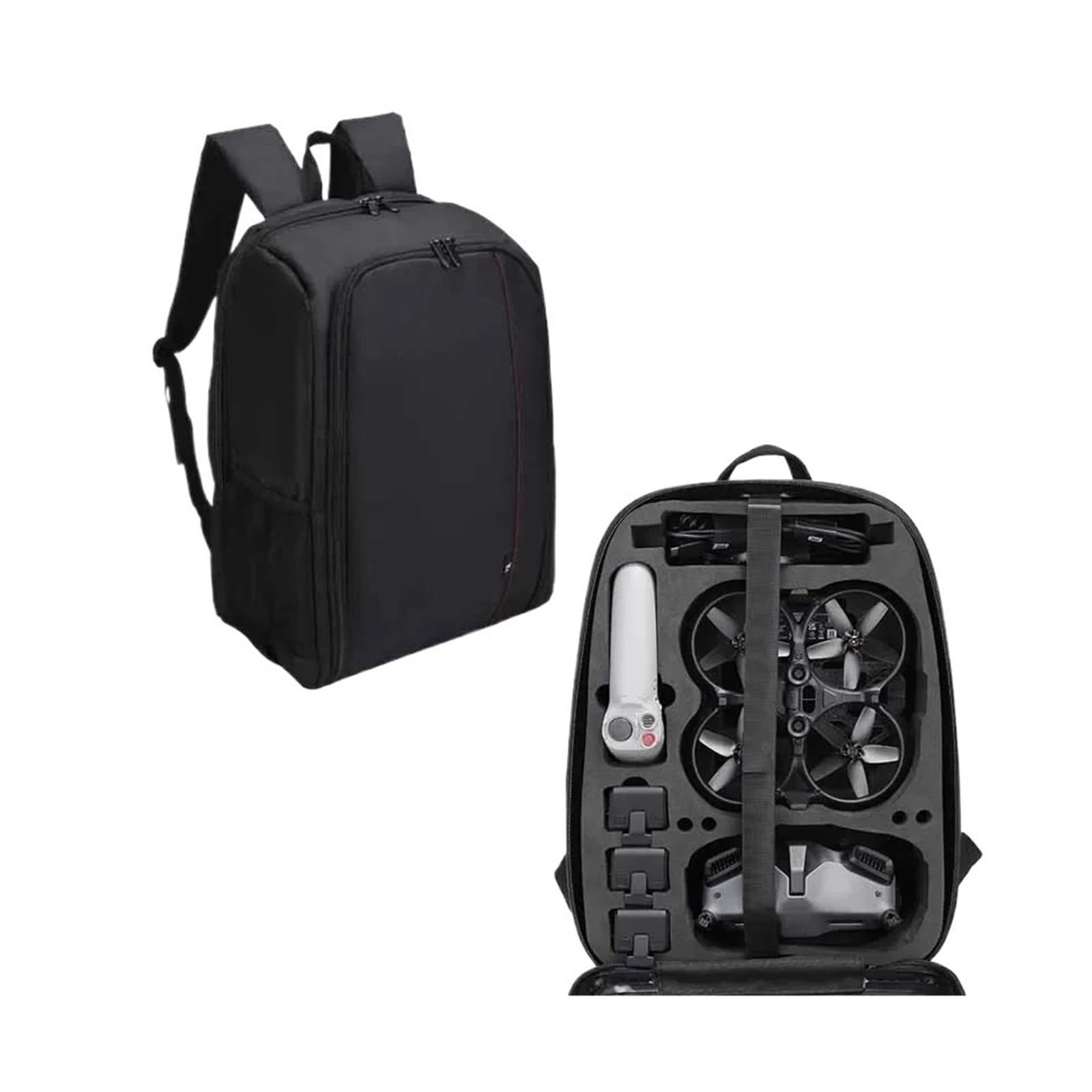 Per custodia in nylon per zaino interno in EVA per occhiali DJI Goggles 2 FPV V2, caricabatteria, borsa portaoggetti per drone AVATA 1