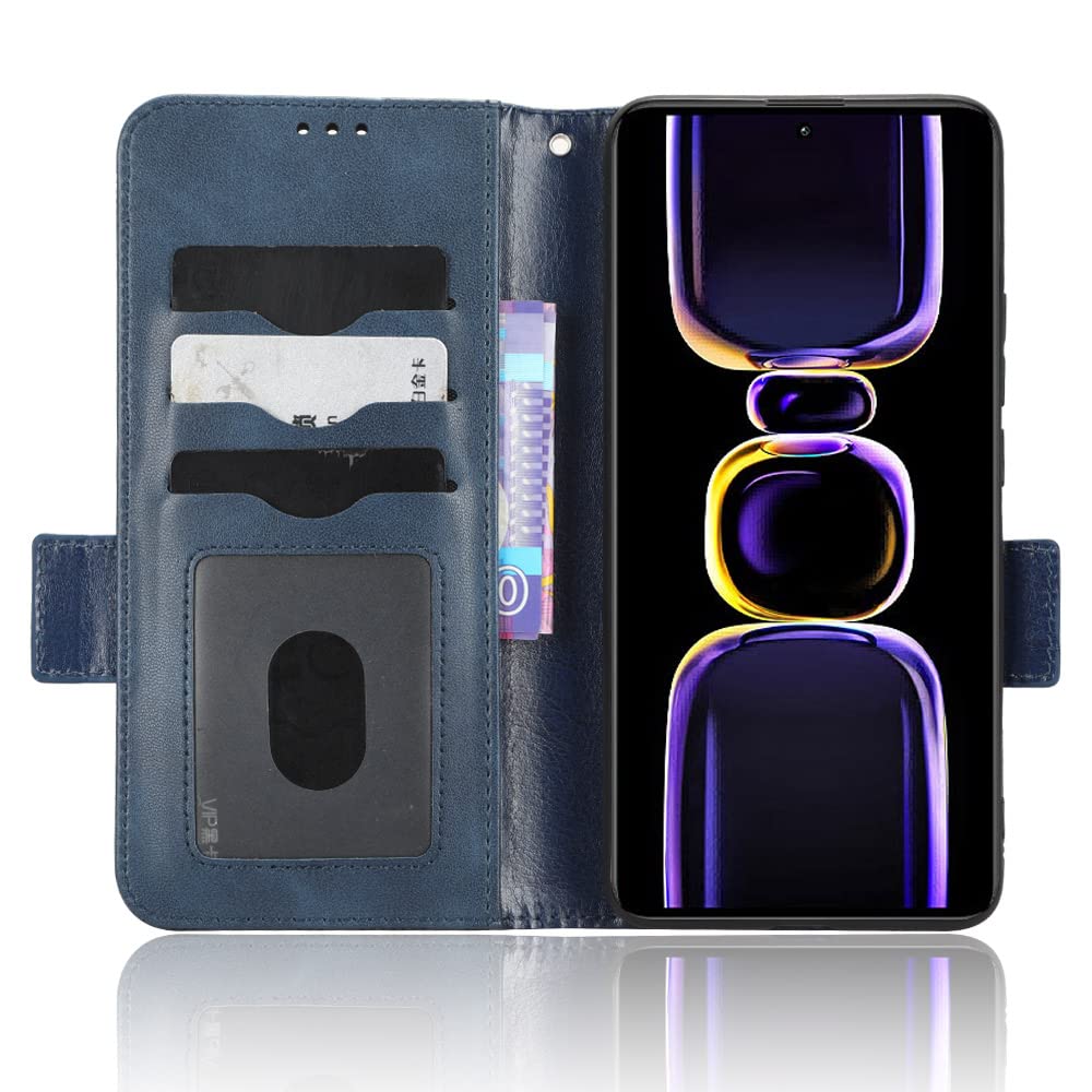 Miagon Cover per Xiaomi POCO F5 Pro 5G,Custodia PU Pelle