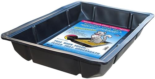 Miniatura 4 de Kitty Lounge - Bandeja de arena desechable, color negro, paquete de 25 - Argee RG60625