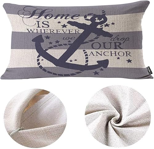 Miniatura 6 de EKOBLA Fundas de almohada cuadradas abstractas acuarela brillante diseño de arte moderno elemento algodón lino funda de cojín para sofá sofá 12 x 20