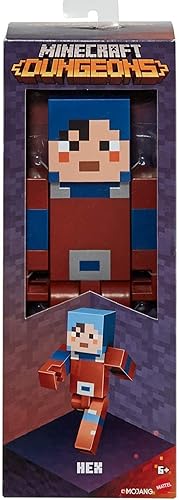 Miniatura 2 de Mattel Minecraft - Figuras de acción a gran escala basadas en videojuegos de Minecraft y Minecraft Dungeons. Figuras de acción para jugar,