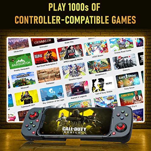 MAJESTECH iPhone/Android Game Controller (NEW 2024) Play COD, Fortnite, Minecraft, Emulator, Xbox, Playstation! Mobile Phone Controller for Gaming, Bluetooth Controller Gamepad iPhone 14 13 12 Samsung MAJESTECH iPhone/Android Game Controller (NEW 2024) Play COD, Fortnite, Minecraft, Emulator, Xbox, Playstation! Mobile Phone Controller for Gaming, Bluetooth Controller Gamepad iPhone 14 13 12 Samsung