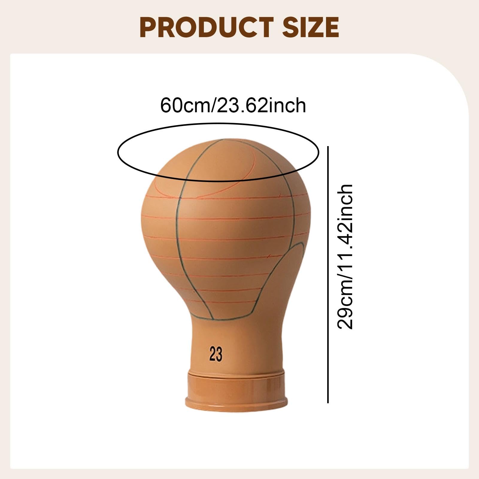 Testa di manichino modello testa di manichino inseribile supporto per parrucca professionale, supporto per pratica di styling salone casa creazione di, L