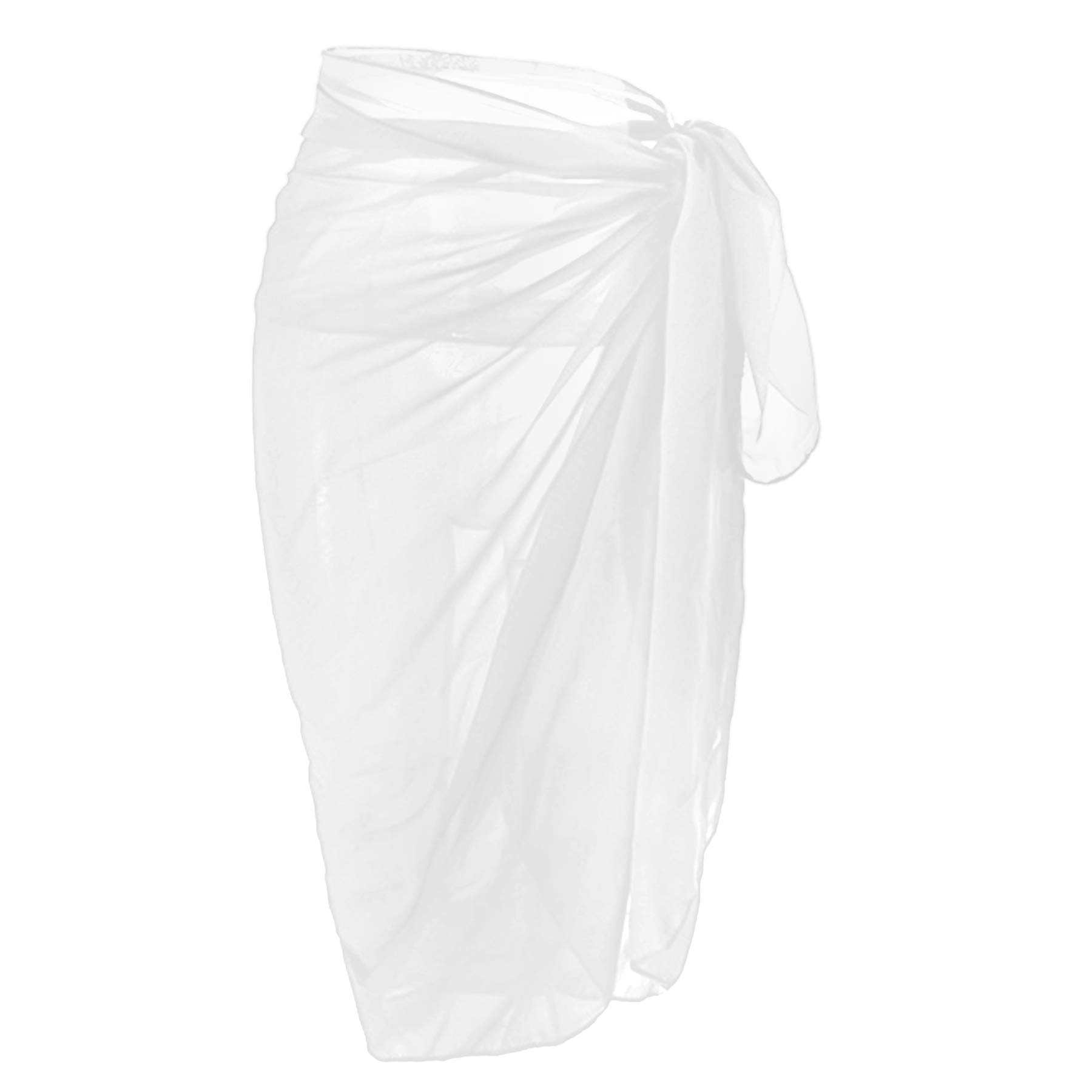 Beach Sarongs Wrap for Women - Long Beachwear Sarong Bikini Beach Cover Up Chiffon Swimsuit Wrap Skirts Ladies Summer Sexy Swim Sarong for Holiday