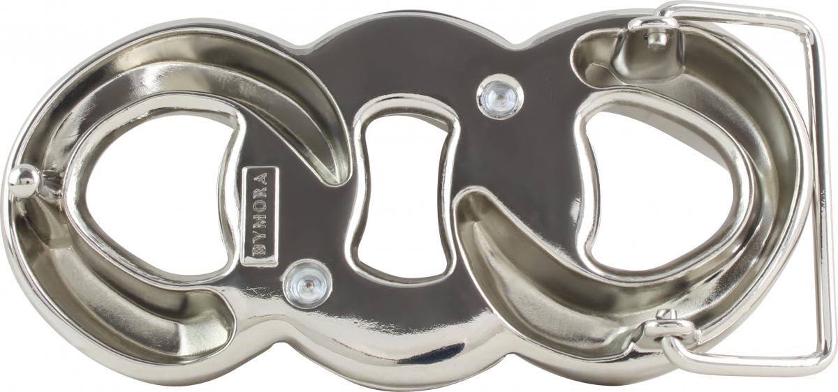 BELTINGER Gürtelschnalle Three Ring 4,0 cm 40mm Massiv Wechselgürtel
