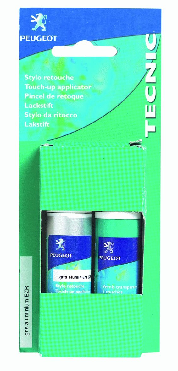 ORIGINAL Peugeot Lackstift Set PERLMUTT WEISS KWE + 9ml Klarlack 1649608780