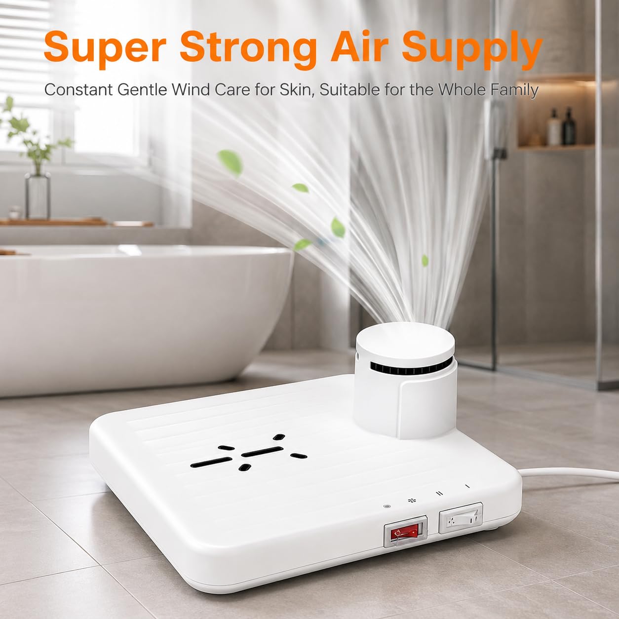 Sèche-linge intelligent avec capteur automatique, moteur 15 000 tr/min, air chaud et froid