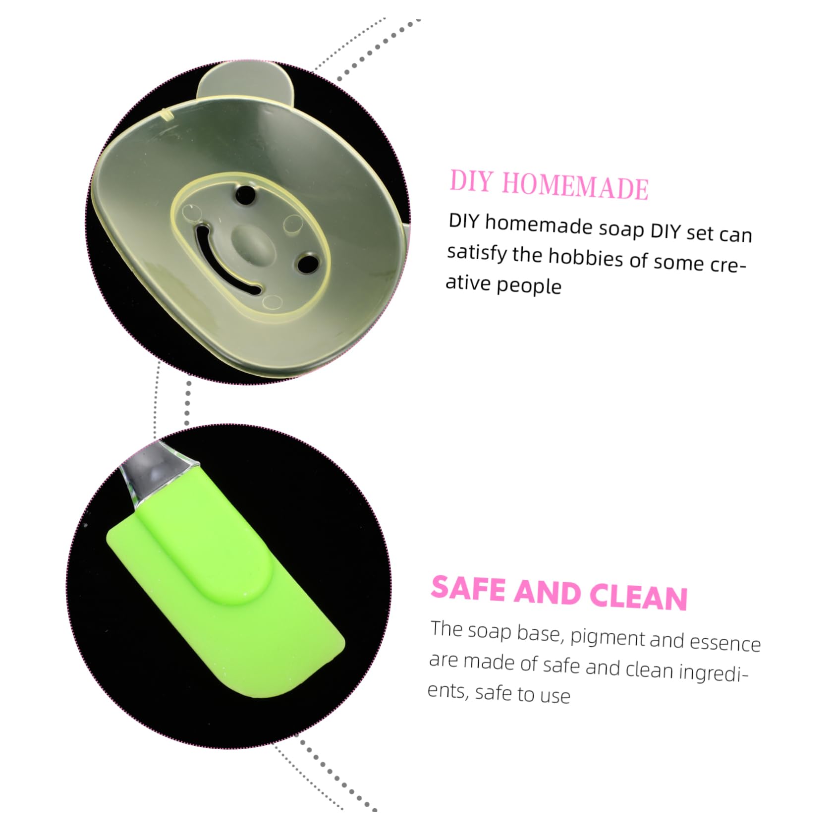 NUOBESTY 1set Kit Per La Creazione Di Sapone Fai Da Te Per Principianti Accessori Per Produzione Di Sapone Casa Varietà Di Forme e Colori Casual