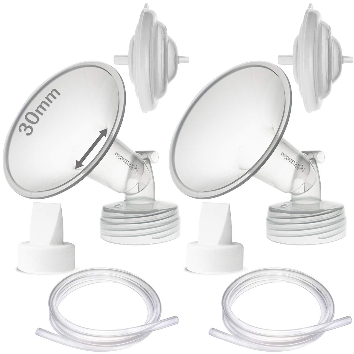 NENESUPPLYCompatible Pump Parts for Spectra S2 Spectra S1 Spectra 9 Plus Breastpump Flange Valve Tubing Backflow Protector Not Original Spectra S2 Accessories. Not Original Spectra Pump Parts