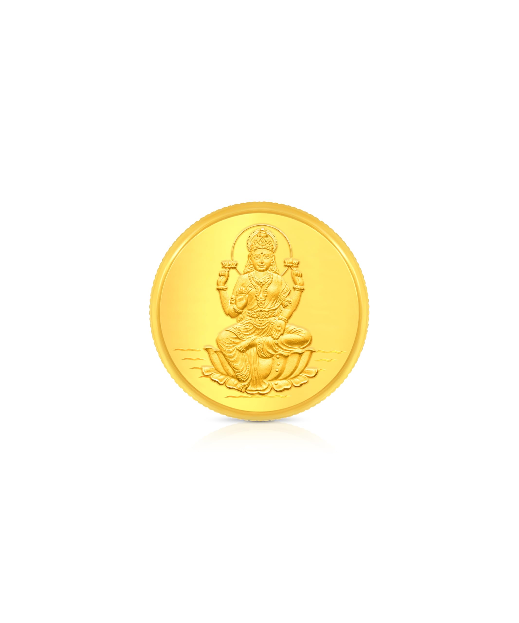 Jewels BIS Hallmark 22K Lakshmi Gold Coin 8 g
