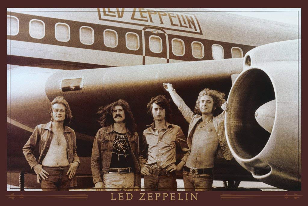 Led Zeppelin - Jet - Rock Music Poster (24 x 36 inches