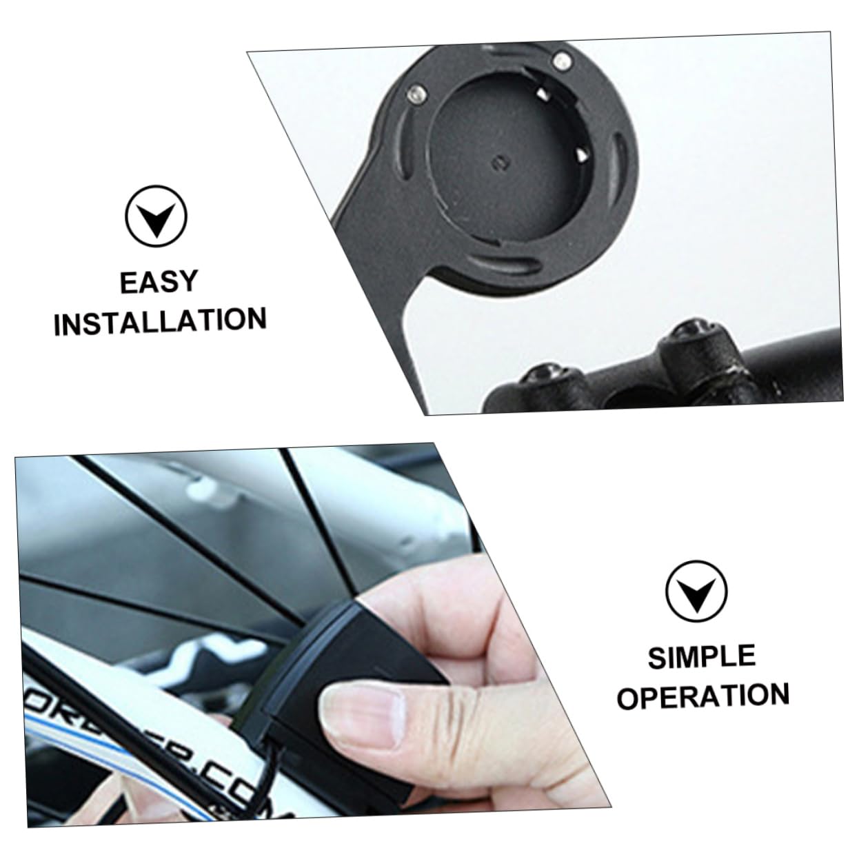 Happyyami Contachilometri Wireless Per Bici Da Montagna Tachimetro Misura Velocità e Design Leggero Display Retroilluminato