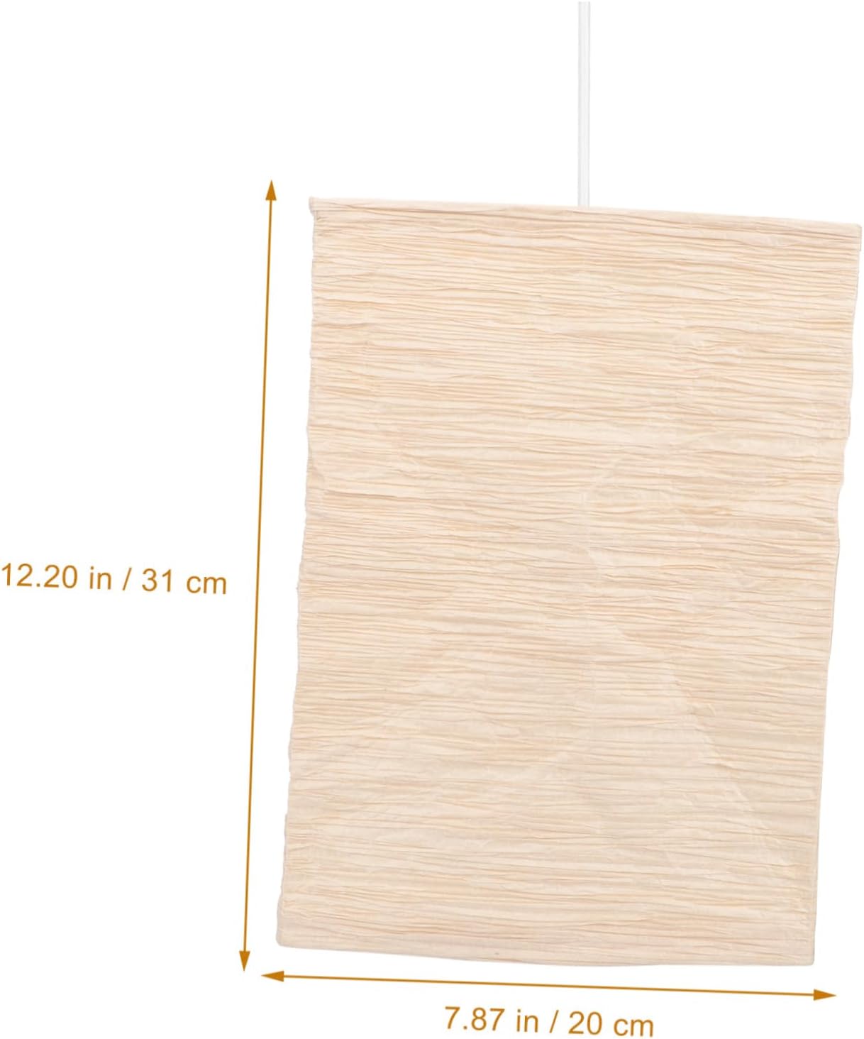 DOITOOL Simple Paper Pendant Light Creative Hanging Lamp for Home Hotel and Restaurant Warm Atmosphere Eye-Friendly Design Modern Style for Dining and Living Spaces