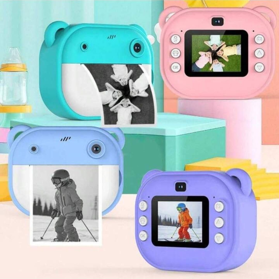 Memories Insite || Instant Print Digital Camera for Kids – Capture and Print Photos Instantly, High-Resolution Digital Imaging, Easy-to-Use Interface, Incloude SD Card (Random Color Only)