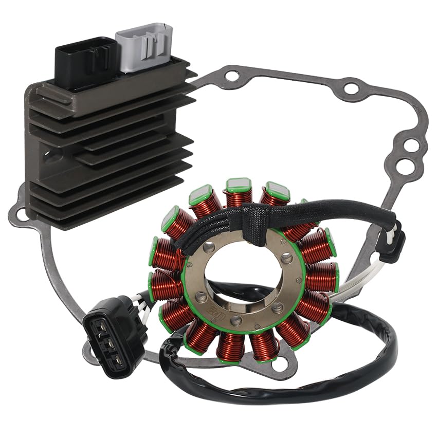 Miniatura 5 de Junta de estator rectificador de bobina de estator para Kawasaki Ninja H2 ZX1000 ZX1002 para Kawasaki Ninja H2R ZX1000 para Kawasaki Ninja H2/Ninja