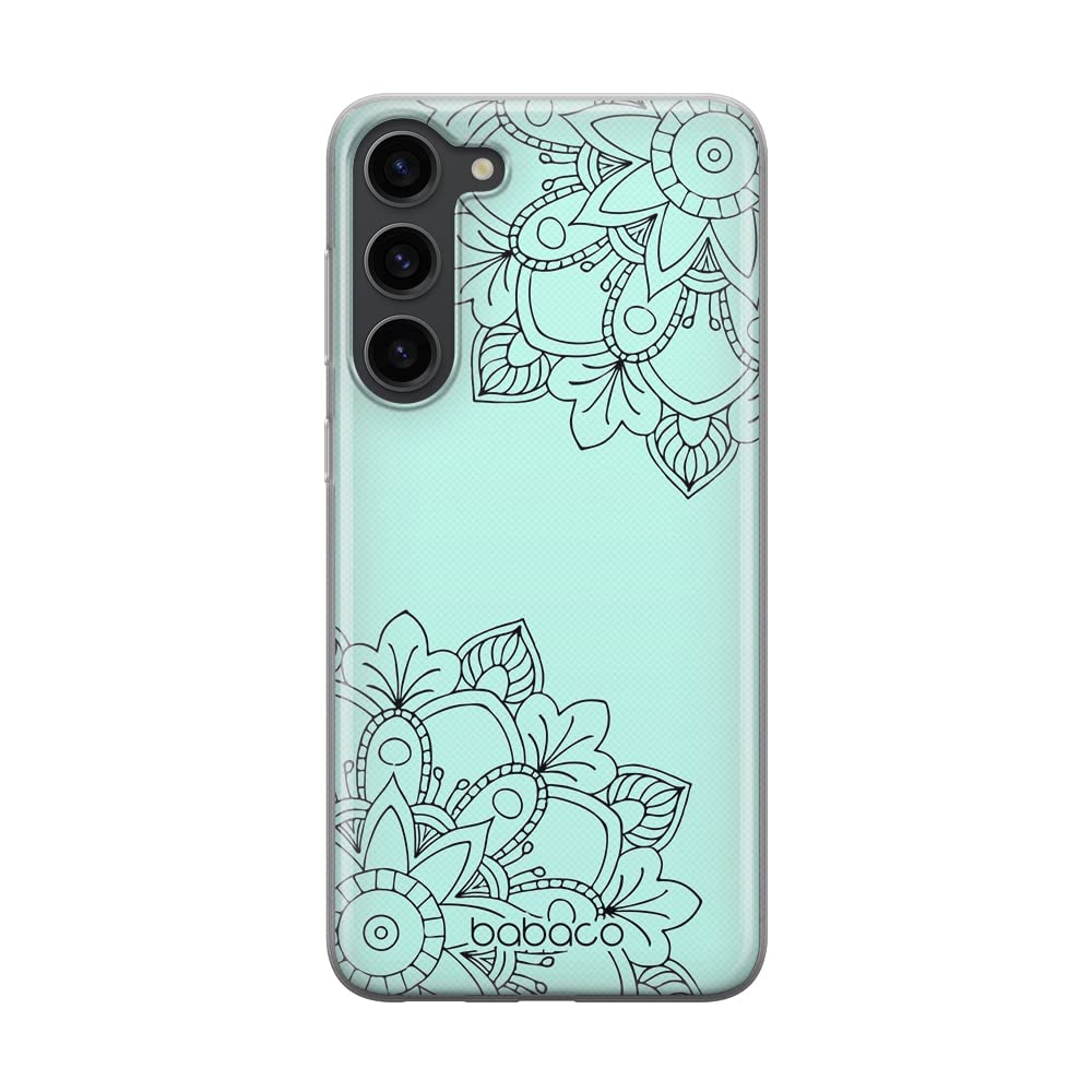 Babaco ERT GROUP mobile phone case for Samsung S23 original and officially Licensed pattern Mandalas 007 optimally adapted to the shape of the mobile phone, case made of TPU