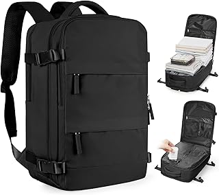 coofay Vacuum Backpack Travel with Pump Vacpack Travel Backpack with Vacuum System Mochila de Viaje Compresion al Vacio Easyvacpack Airbag Backpacks for Traveling Carry on Luggage