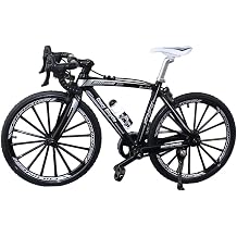 110 Mountainbike Modell Spielzeug Fahrrad Modell Deko Finger Fahrrad Modells Fingers Mountainbike Modells Ornamente Miniatur Finger Bike Mini Bend Fahrrads ModellsSchwarz