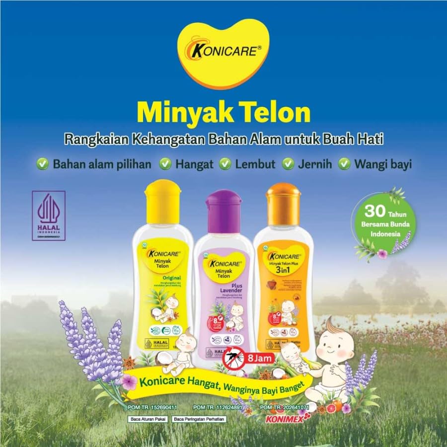 Konicare Minyak Telon huile de massage bébé 60ml coliques - 3