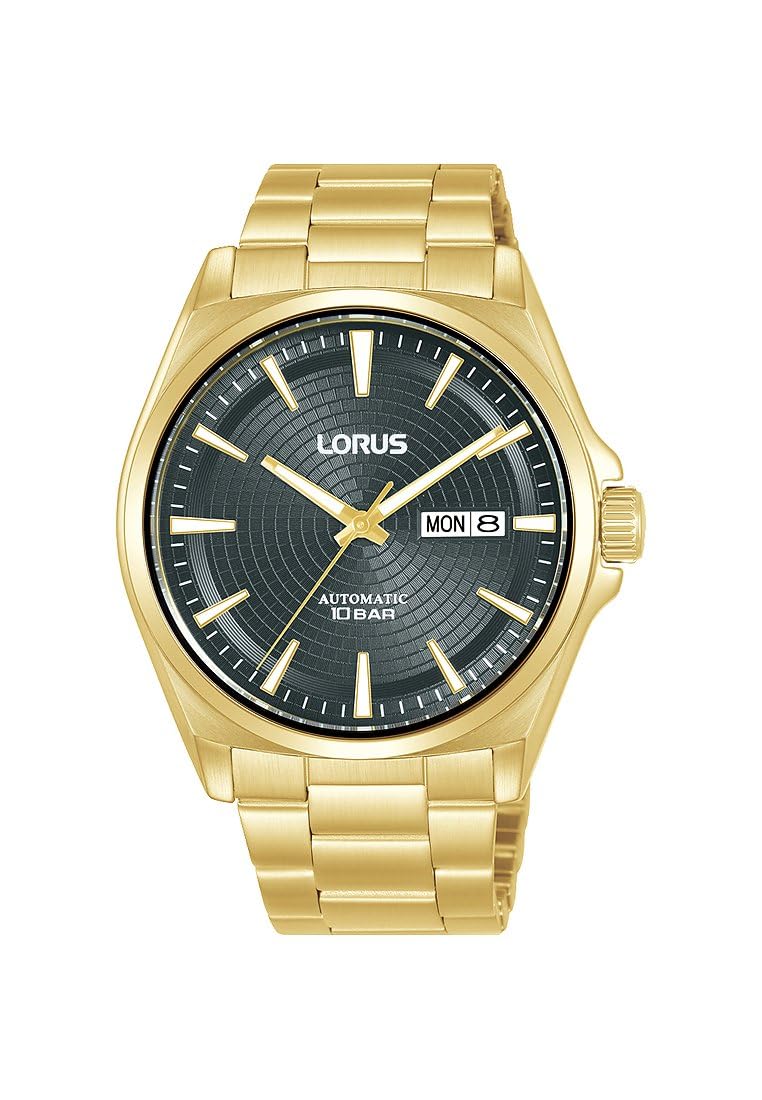 Lorus Men's Automatic Analogue Watch 32031875, Gold, Einheitsgröße, Sporty