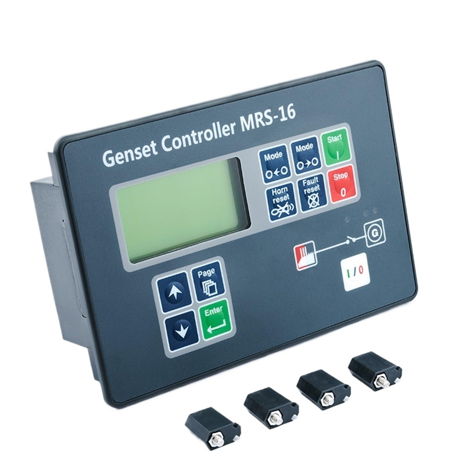 0P7BR328B MRS16 MRS10 Diesel Generator Controller Panel Remote Auto Start LCD Display Control Module