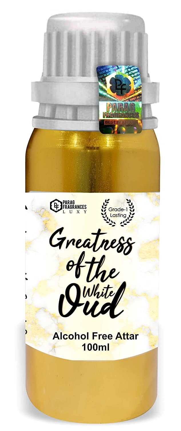 Parag Fragrances Gratness Of White Oud 100ml Non-Alcoholic & Long Lasting Attar Money Saver Pack-image-24
