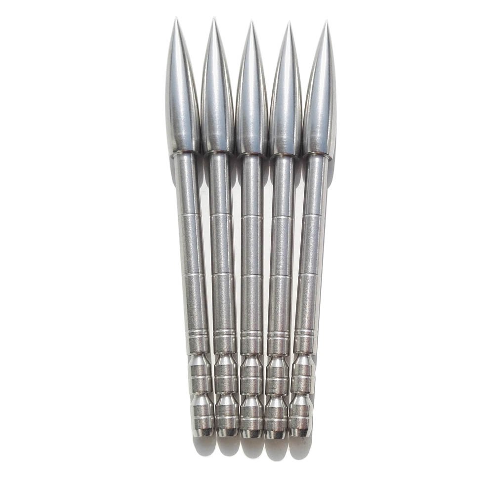 Pointe de flèche Tir à l'arc Broadhead Acier Inoxydable 12pcs ID 4.2mm