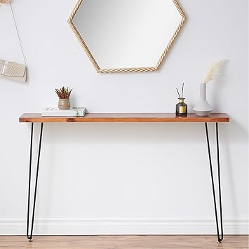Narrow Console Table 39.3" L x 7.87" W x 31.5" H Sofa Tables Long Entryway Hallway Couch Table for Entryway Living Room Bedroom90x20x90cm