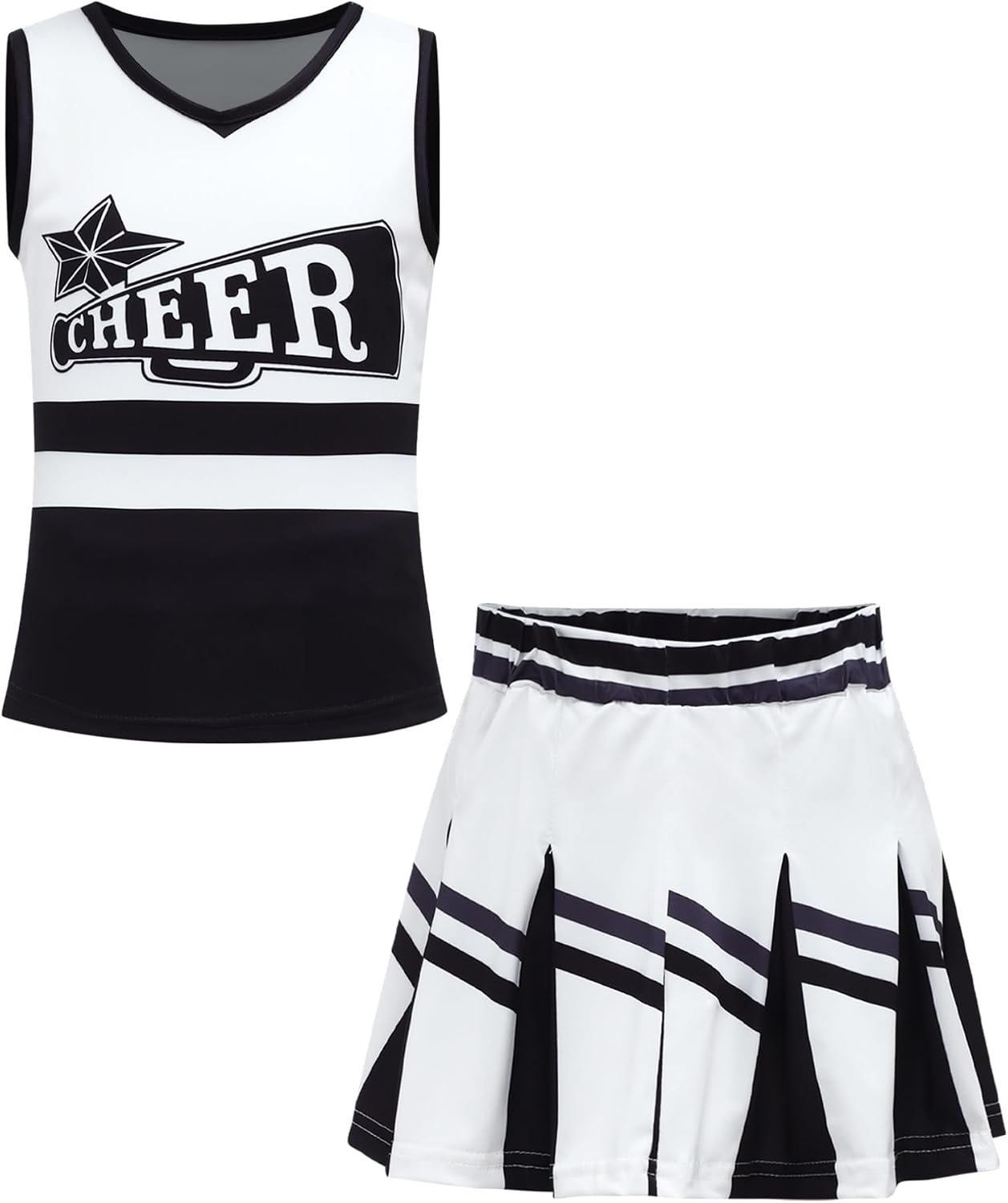 Hularka Cheerleading Outfits for Girls Cheer Leading Uniform for Child Cheer Up Party Birthday Gifts