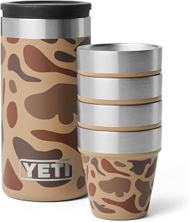 YETI(イエティ) ショットグラス キャリーケース付き 4個セット 湿地 迷彩