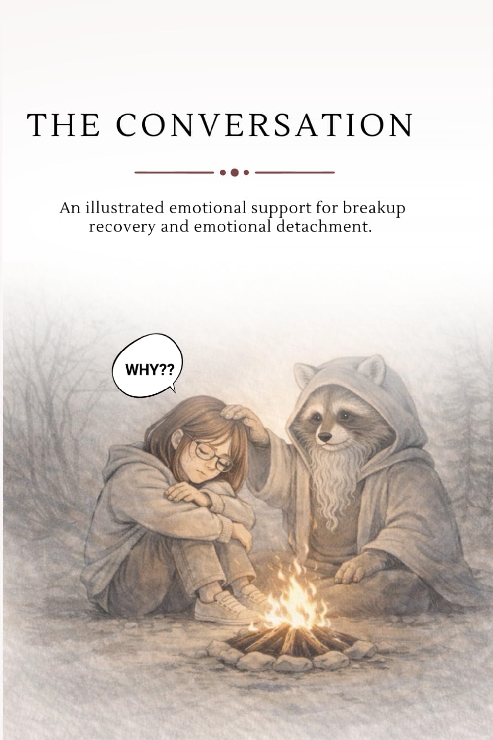 The Conversation: An illustrated emotional support for breakup recovery and emotional detachment