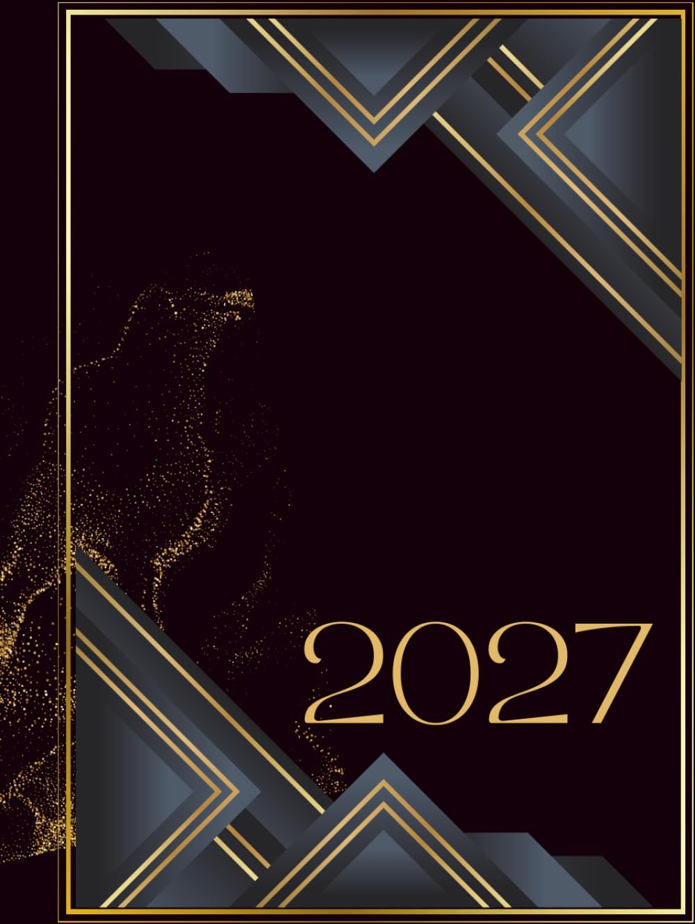 Kalendarz Planer Organizer Nowy Rok. Dzienny Tygodniowy Miesięczny 500 stron. Terminarz na Rok ze Świętami Polskimi:: PL : LUXURY Signature Color ... Biały Papier Premium. Okładka Diamond.
