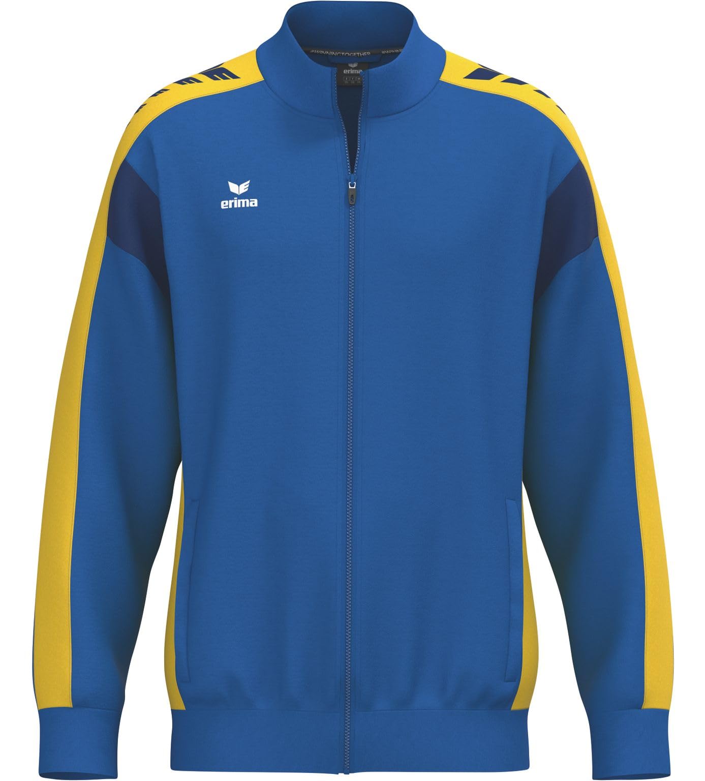 Erima Unisex Celebrate 125 Training Jacket (1032636), new royal/yellow, XL