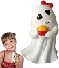 Ghost Decor | Ghost Art Sculpture, Scary Resin Figurine for Halloween, Cute Ornament for Fireplace Library Bedroom and Parties