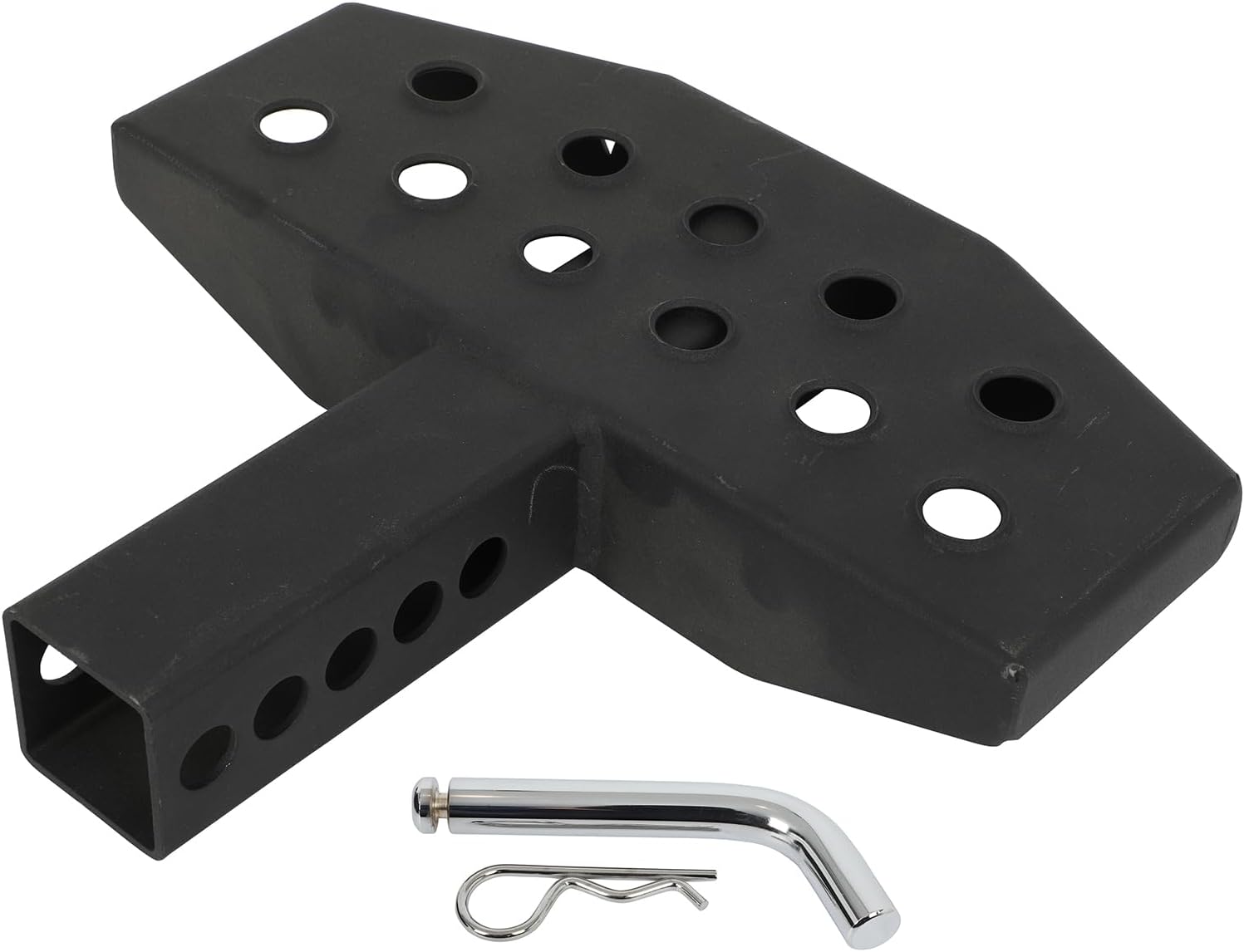 OCPTY Universal Hitch Step Towing Bumper Step 12" Length w/Pin for Pickup Truck Car SUV w/ 2” Receiver