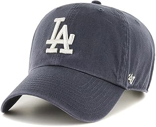 47 Los Angeles Dodgers Olive MLB Ballpark Camo Clean Up Cap - Adjustable Relaxed Fit, One Size Fits Most, Official Licensed
