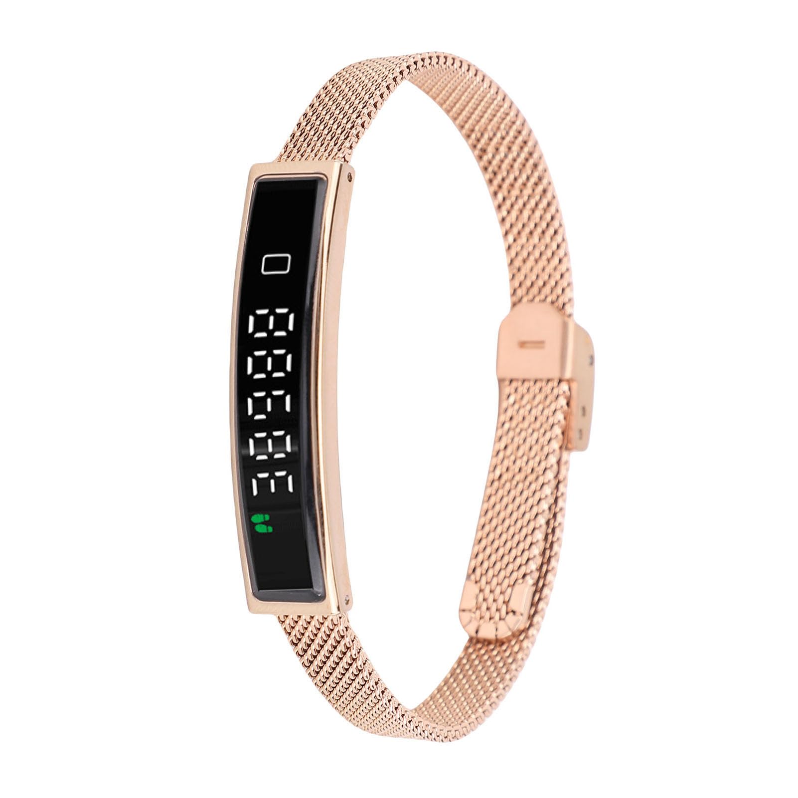 Dpofirs Smart Band Fitness Tracker z Bluetooth 5.3, Zdalny Aparat, Monitor Snu, Licznik Krokowy, śledzenie Kalorii, Inteligentna Bransoletka do Telefonu (GOLD)