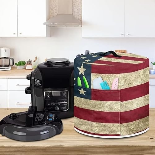 Miniatura 3 de GLENLCWE Hawaiian Starfish on Beach - Cubierta antipolvo lavable para electrodomésticos de cocina con bolsillo para olla instantánea de 8 cuartos de
