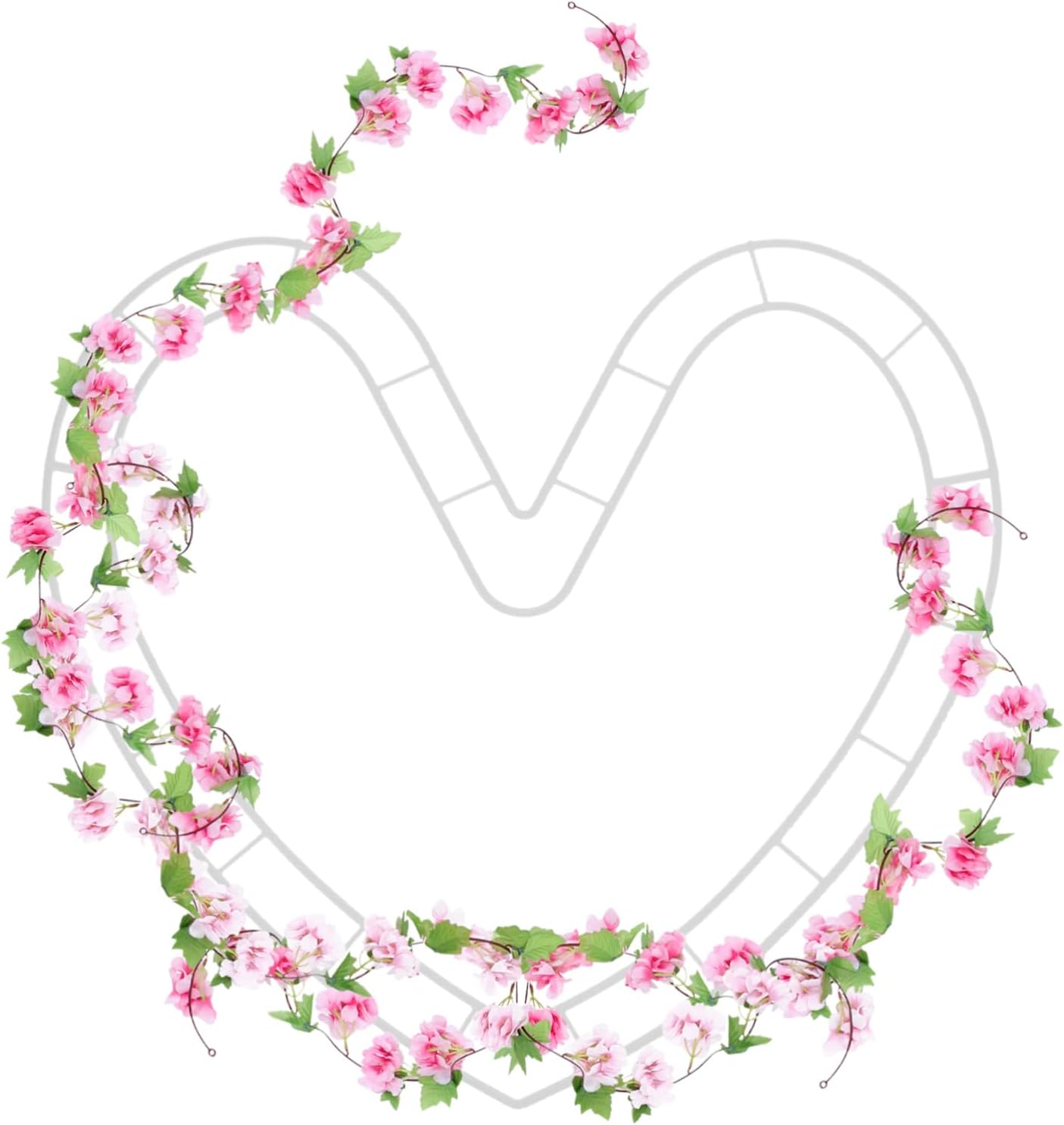 TEHAUX 3sets Heart-Shaped Bouquet Holder Durable Plastic Floral Fixator for Fresh Artificial Flower Arrangements Flower Support for DIY Floral Design